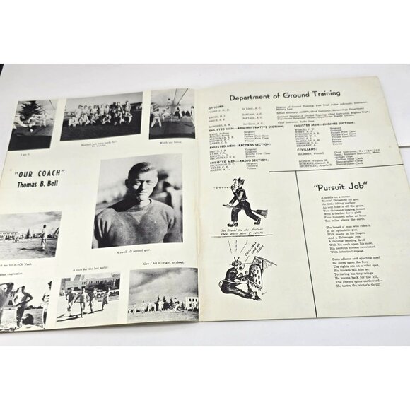 The Hangar 42-F Vintage Aviation Yearbook Military History Photo RARE FIND LI630 - Picture 4 of 7